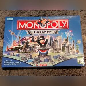 Monopoly Here & Now Edition America Has Voted Board Game 2006 ParkerBrothers EUC